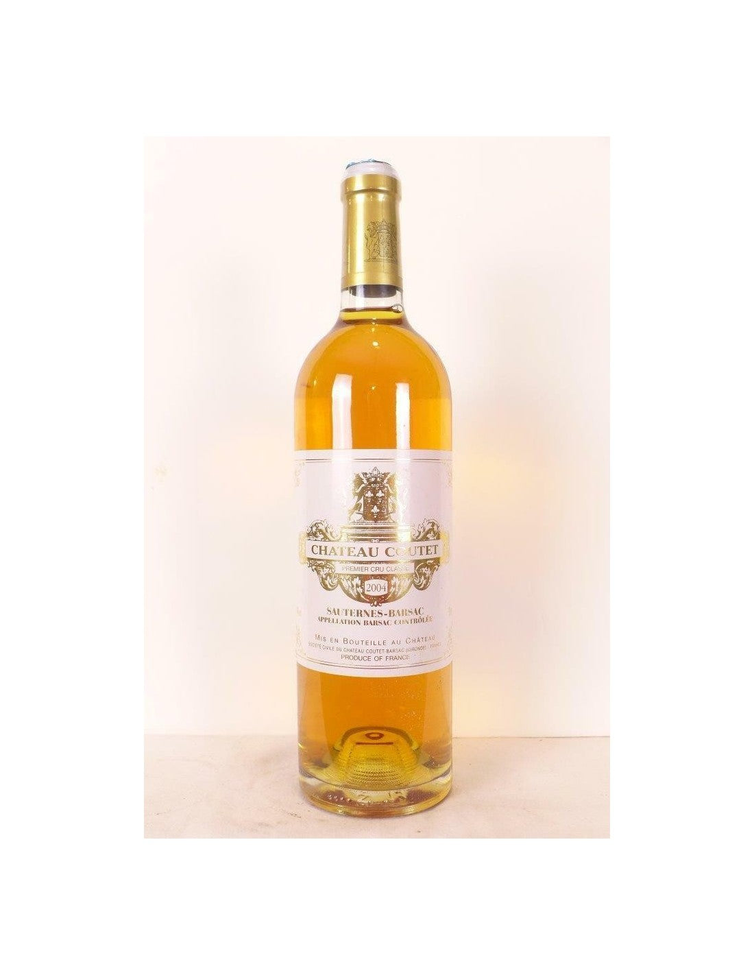 2004 - sauternes - château coutet grand cru classé - liquoreux - bordeaux - Just Wines 