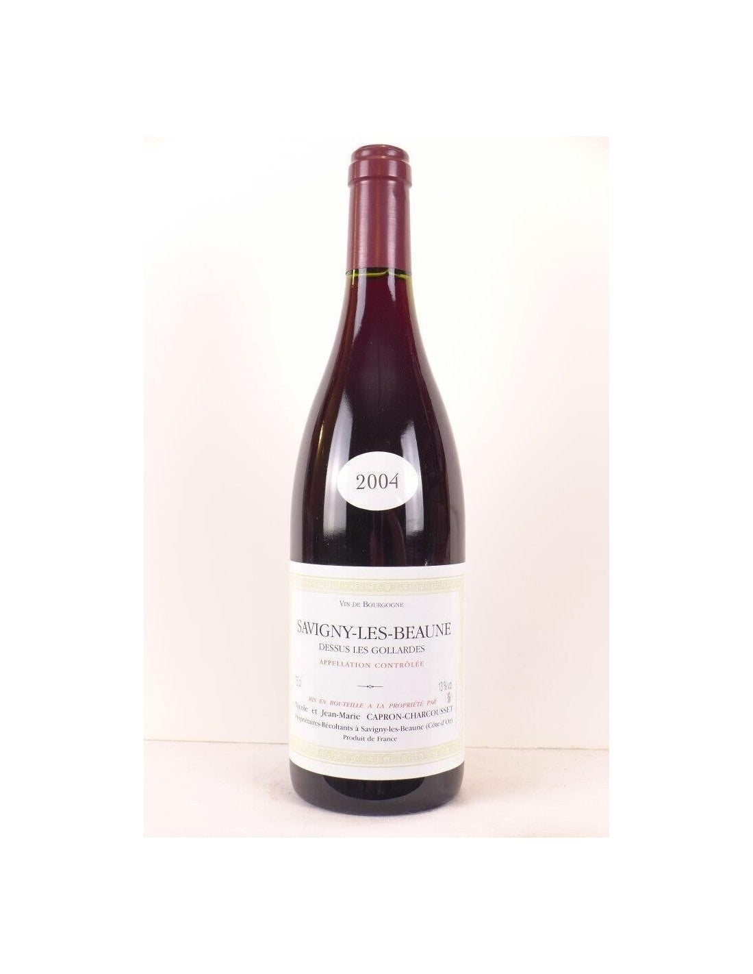 2004 - savigny les beaune - capron-charcousset dessus les golaardes - rouge - bourgogne - Just Wines 