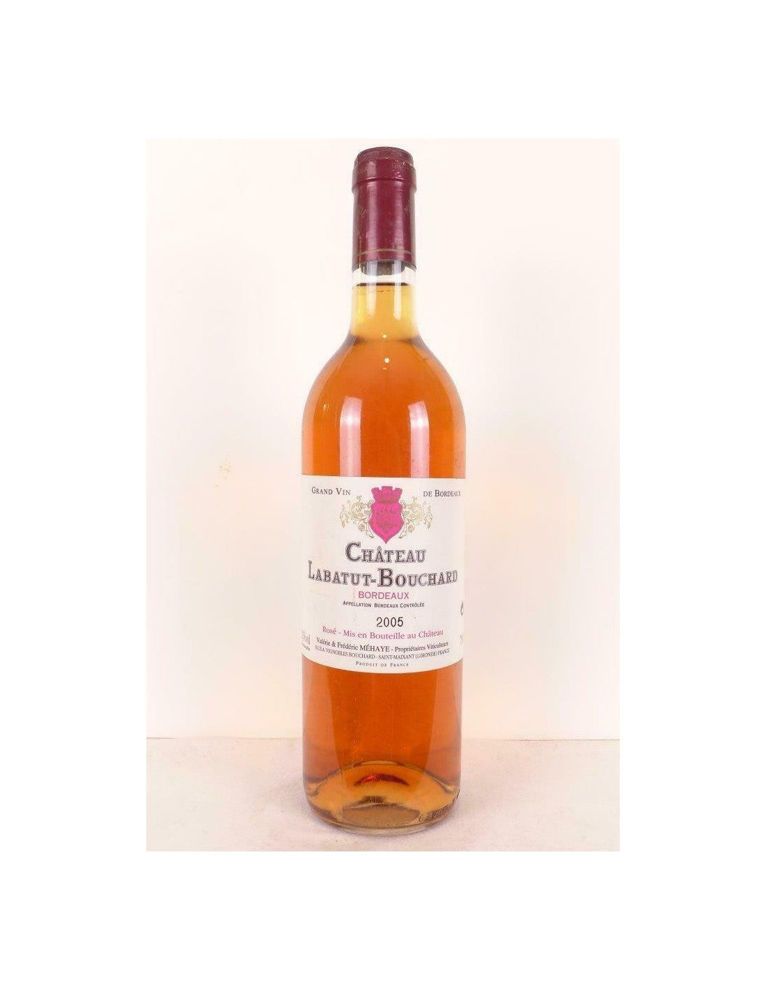 2005 - bordeaux - château labatut-bouchard - rosé - bordeaux - Just Wines 