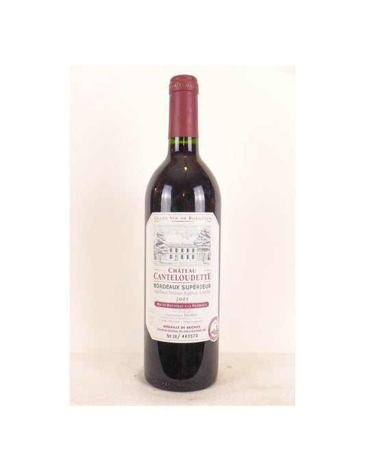 2005 - bordeaux supérieur - château canteloudette - rouge - bordeaux - Just Wines 