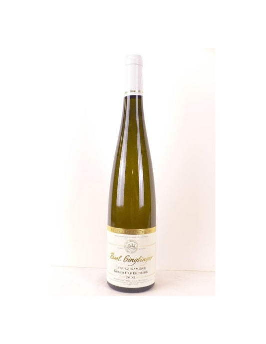 2005 - gewurztraminer - paul ginglinger grand cru eichberg - blanc - alsace - Just Wines 