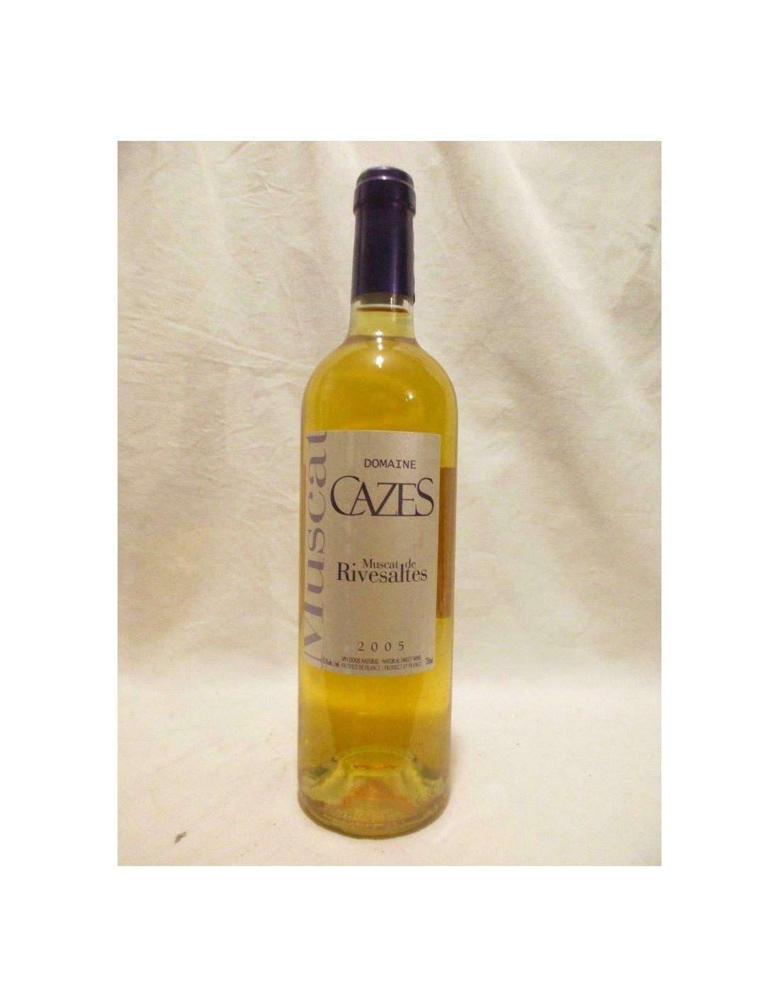 2005 - muscat de rivesaltes - domaine cazes - VD blanc - roussillon - Just Wines 