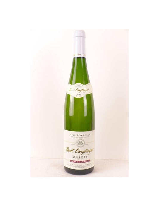 2005 - muscat - paul ginglinger cuvée caroline - blanc - alsace - Just Wines 