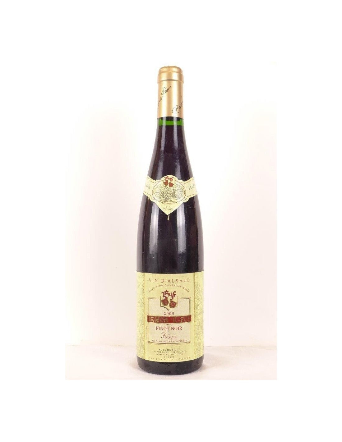 2005 - pinot noir - buecher-fix réserve - rouge - alsace - Just Wines 