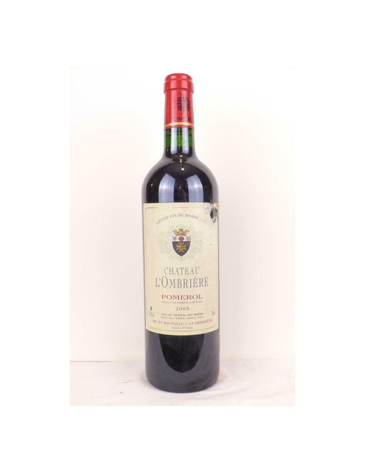 2005 - pomerol - château l'ombrière (accro à l'étiquette) - rouge - bordeaux - Just Wines 