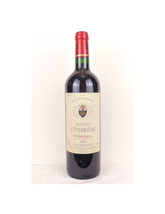 2005 - pomerol - château l'ombrière - rouge - bordeaux - Just Wines 