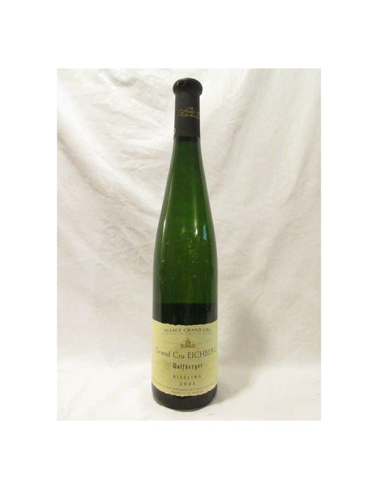 2005 - riesling - wolfberger grand cru eicheberg - blanc - alsace - Just Wines 