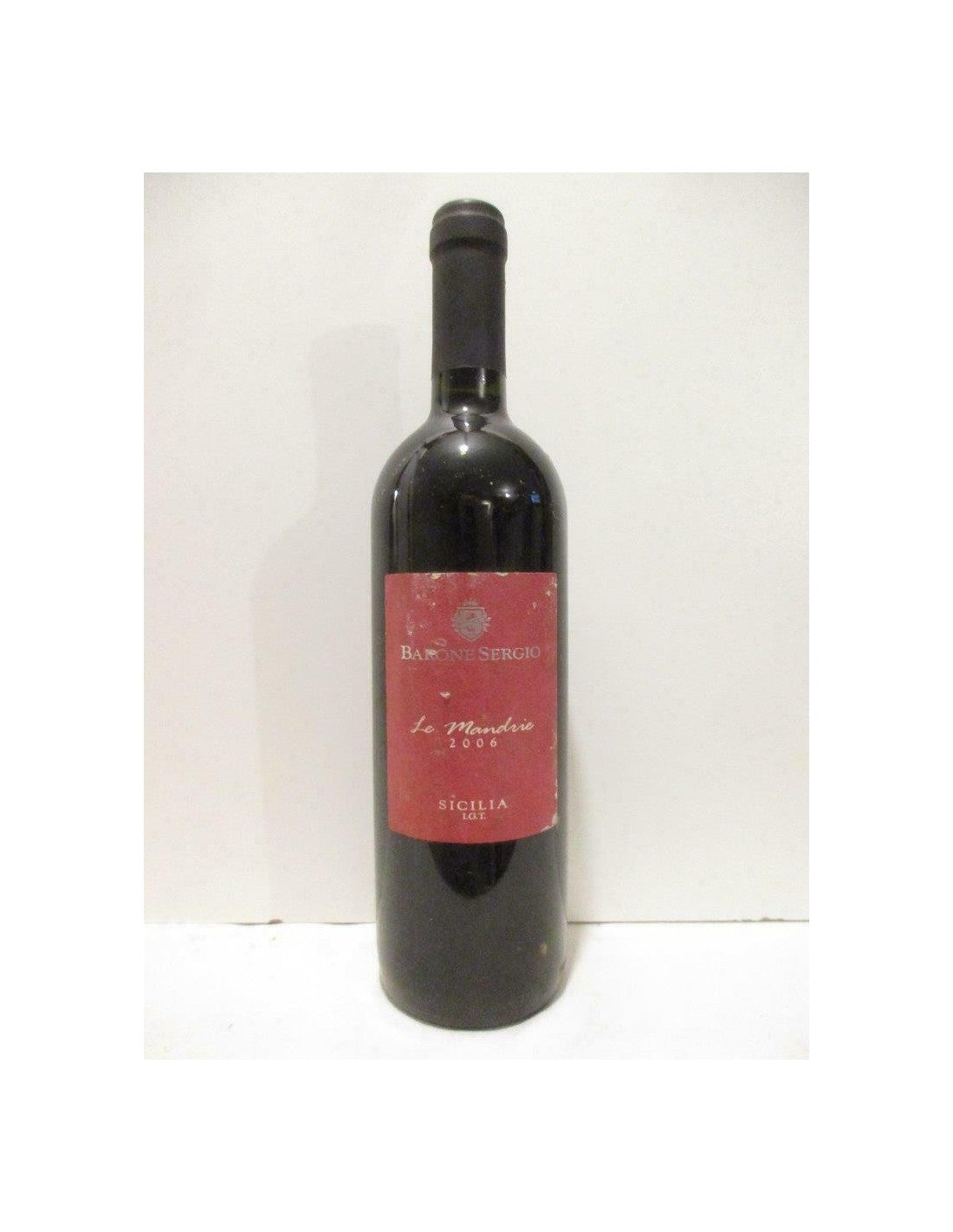 2006 - IGT sicilia - barone sergio le mandrie - rouge - sicile Italie - Just Wines 