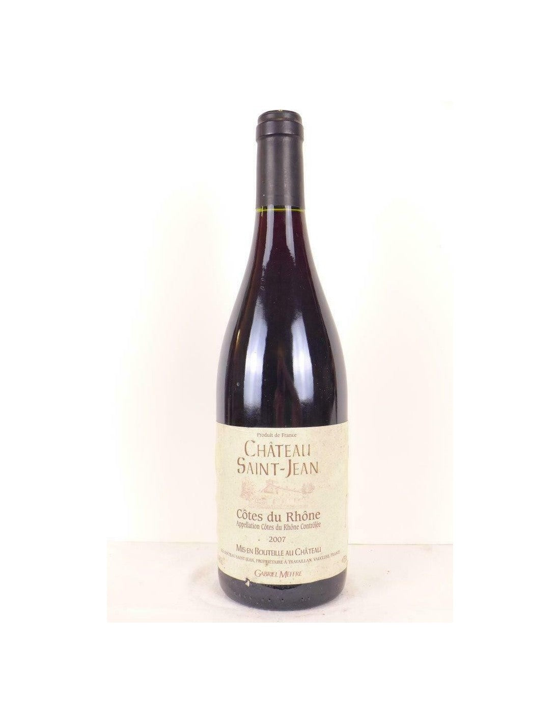 2007 - côtes du rhône - gabriel meffre château saint-jean - rouge - rhône - Just Wines 