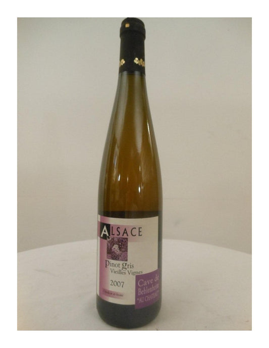 2007 - pinot gris - cave de beblenheim vielles vignes - blanc - alsace france - Just Wines 