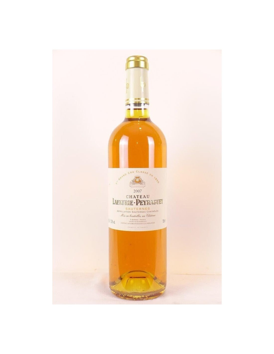 2007 - sauternes - château lafaurie-peyraguey grand cru classé - liquoreux - bordeaux - Just Wines 