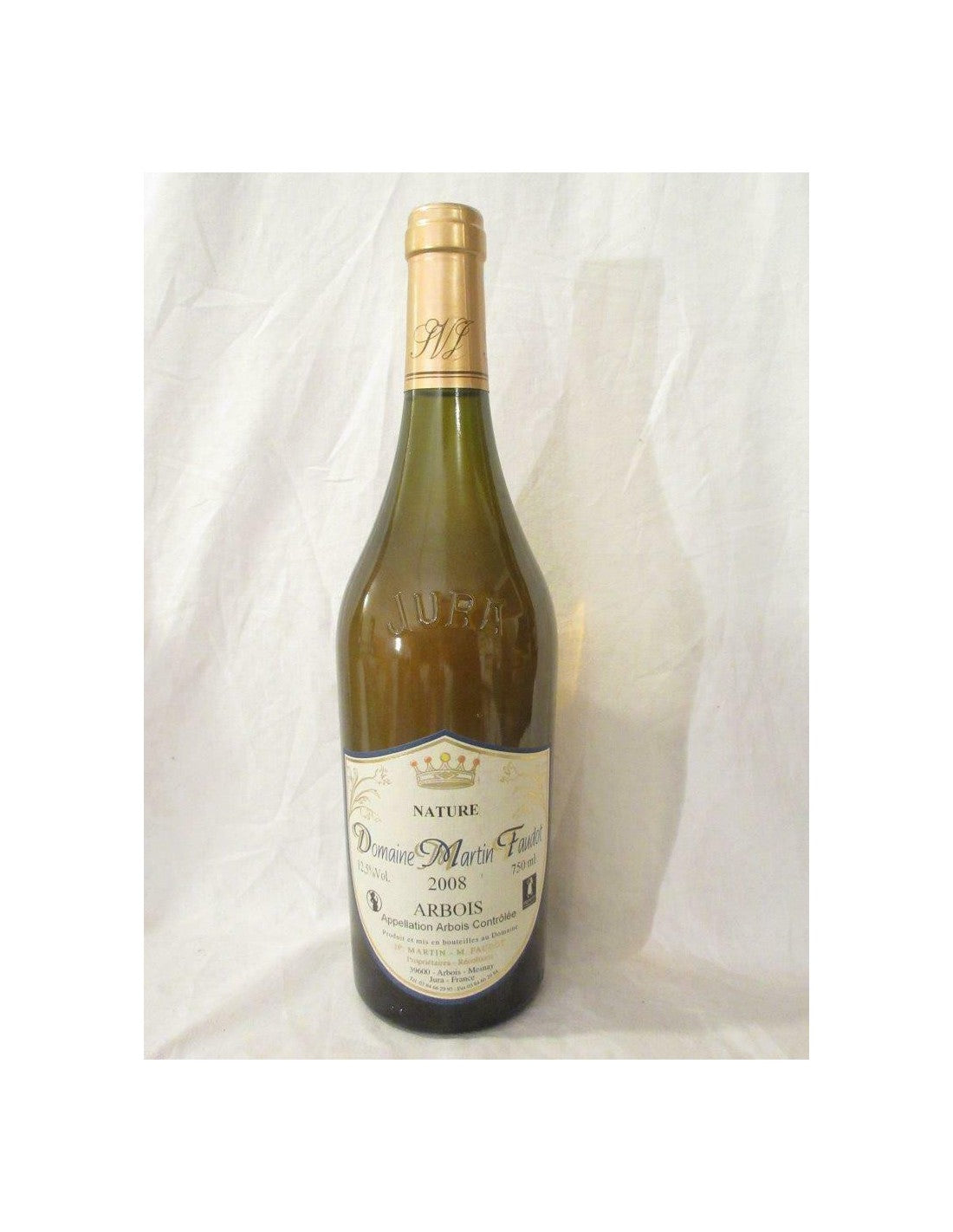 2008 - arbois - martin faudot naturé - ouillé - blanc - jura - Just Wines 