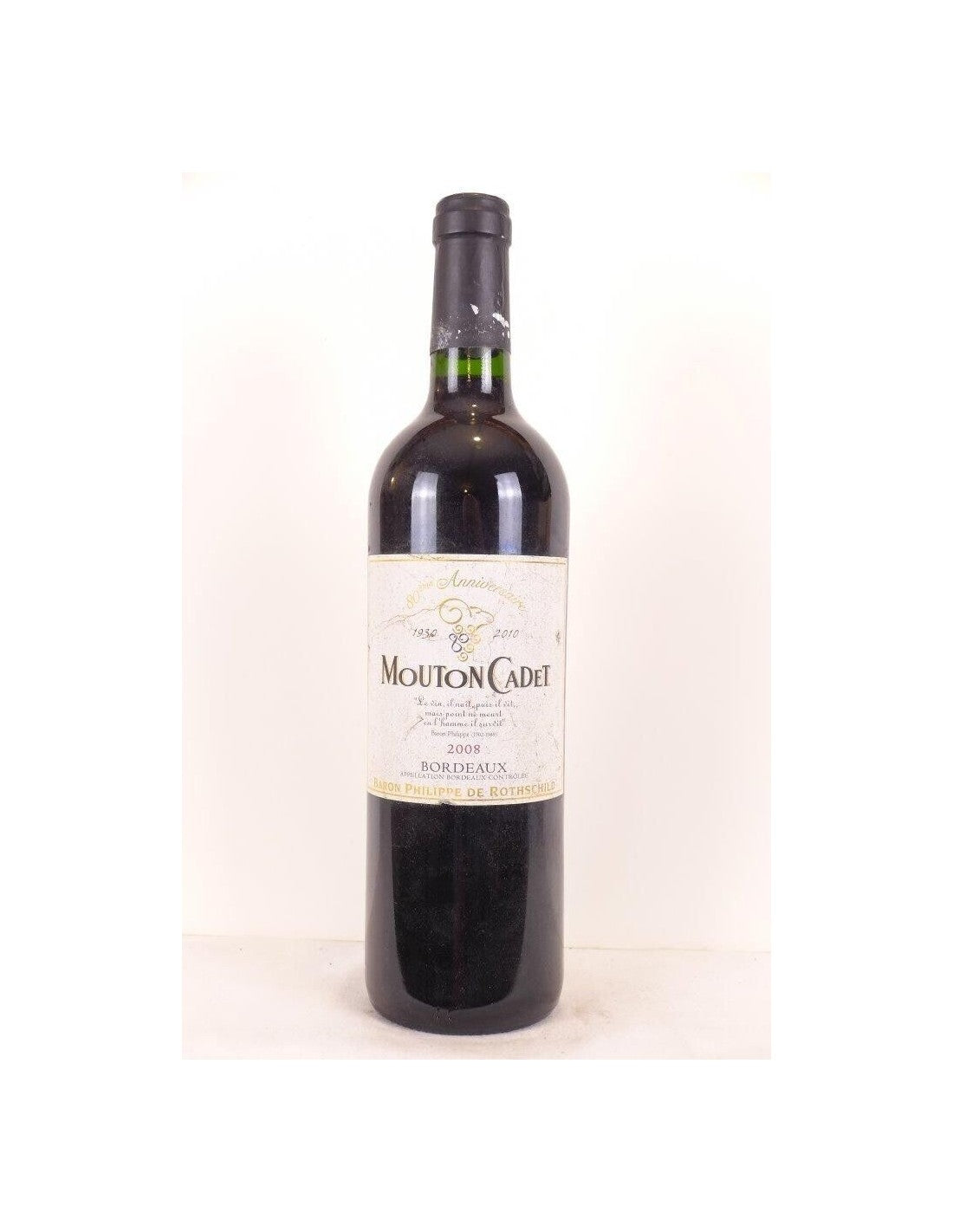 2008 - bordeaux - mouton cadet baron philippe de rothschild - rouge - bordeaux - Just Wines 