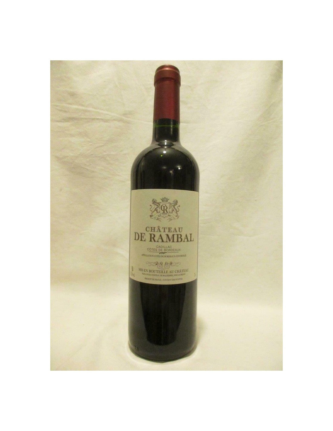 2008 - cadillac - château de rambal - rouge - bordeaux - Just Wines 