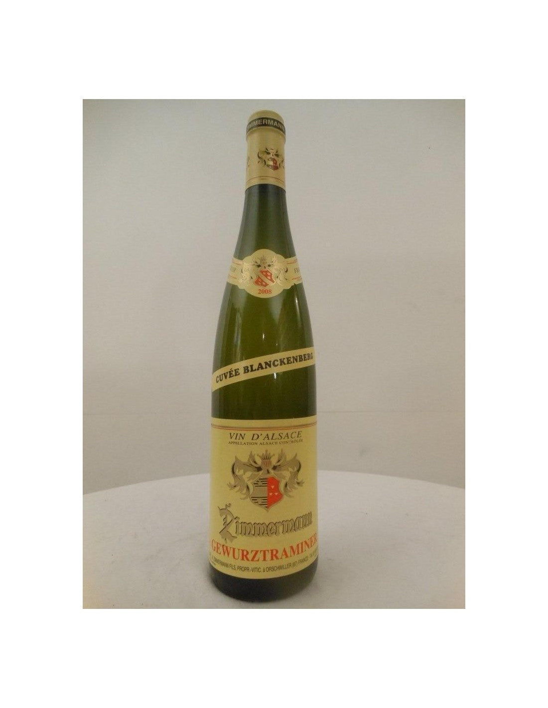 2008 - gewurztraminer - zimmermann blanckenberg - blanc - alsace france - Just Wines 