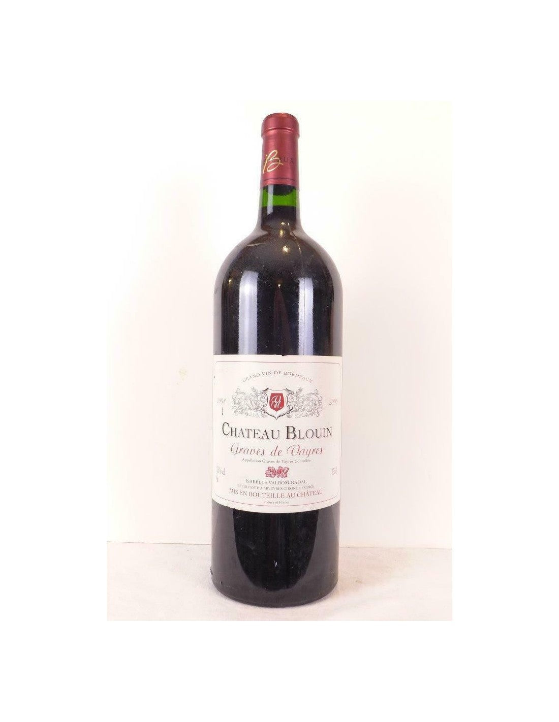 2008 - graves de vayres - château bloin magnum 150 cl - rouge - bordeaux - Just Wines 