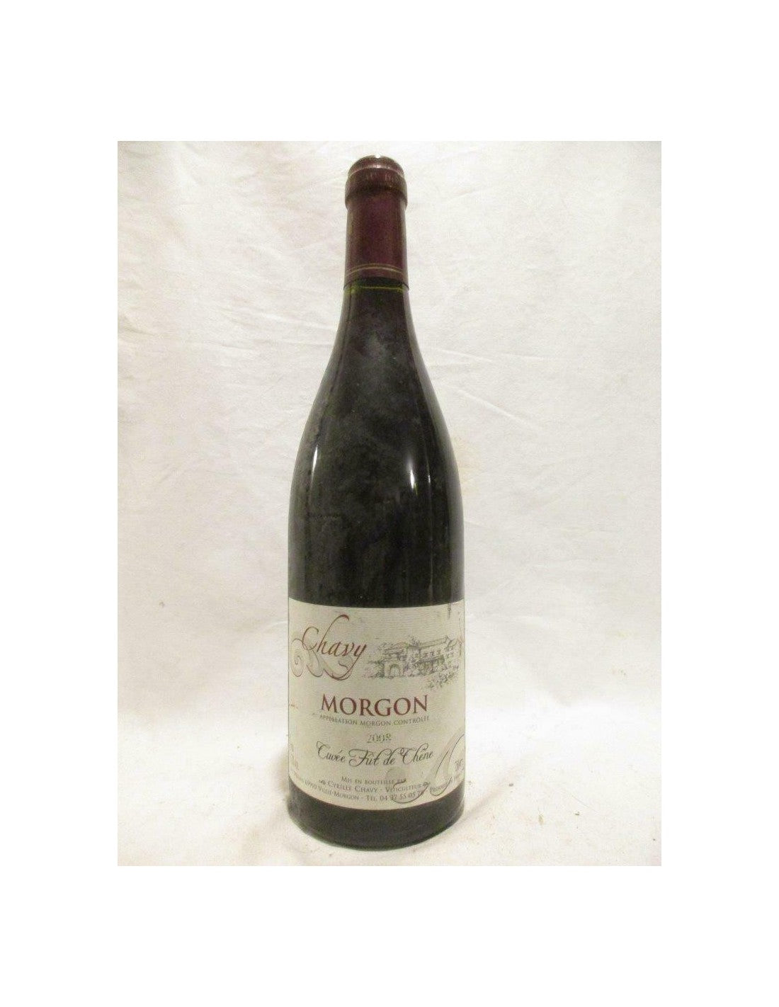 2008 - morgon - cyrille chavy fût de chêne - rouge - beaujolais - Just Wines 