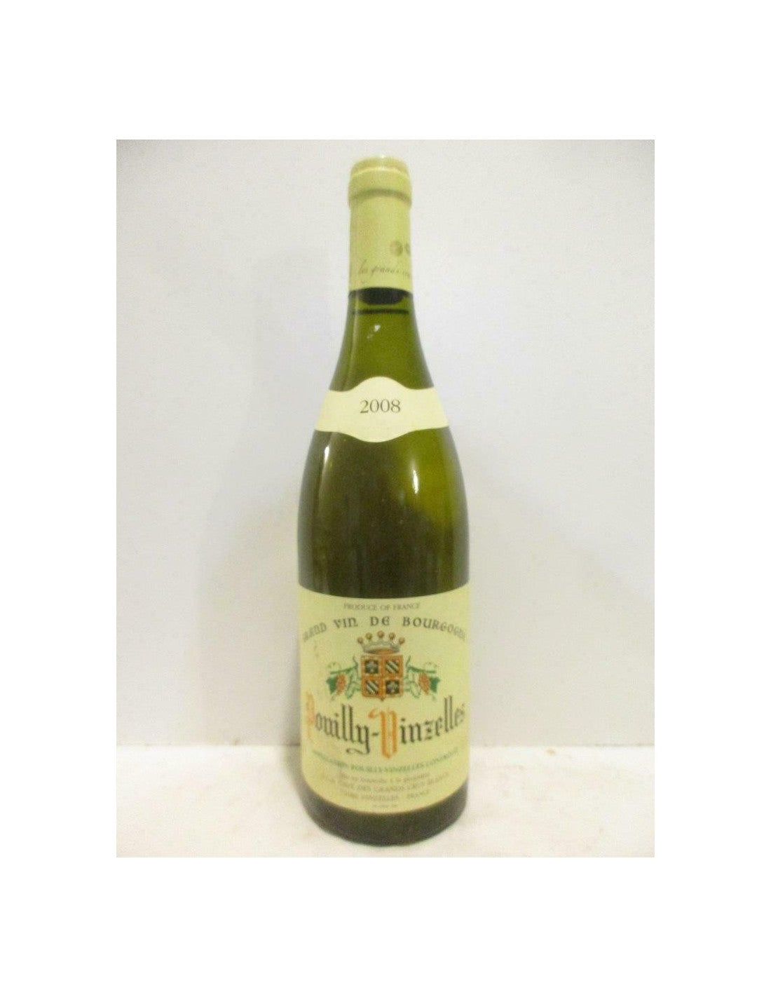 2008 - pouilly-vinzelles - cave des grands crus blancs - blanc - bourgogne - Just Wines 