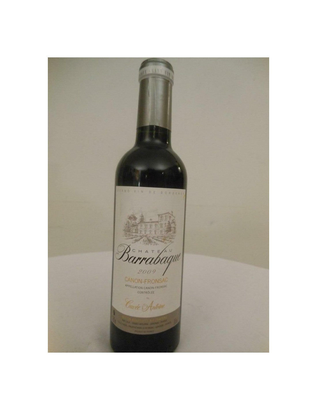 2009 - fronsac - château barrabaque 37,5 cl - rouge - bordeaux france - Just Wines 