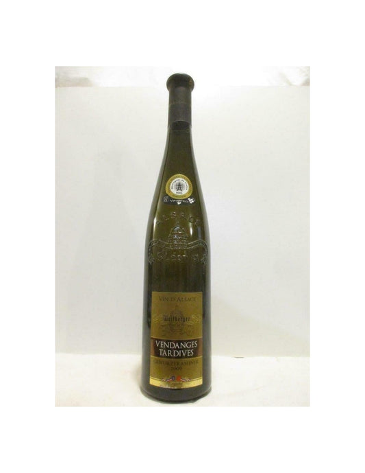 2009 - gewurztraminer - wolfberger vendanges tardives - liquoreux - alsace - Just Wines 