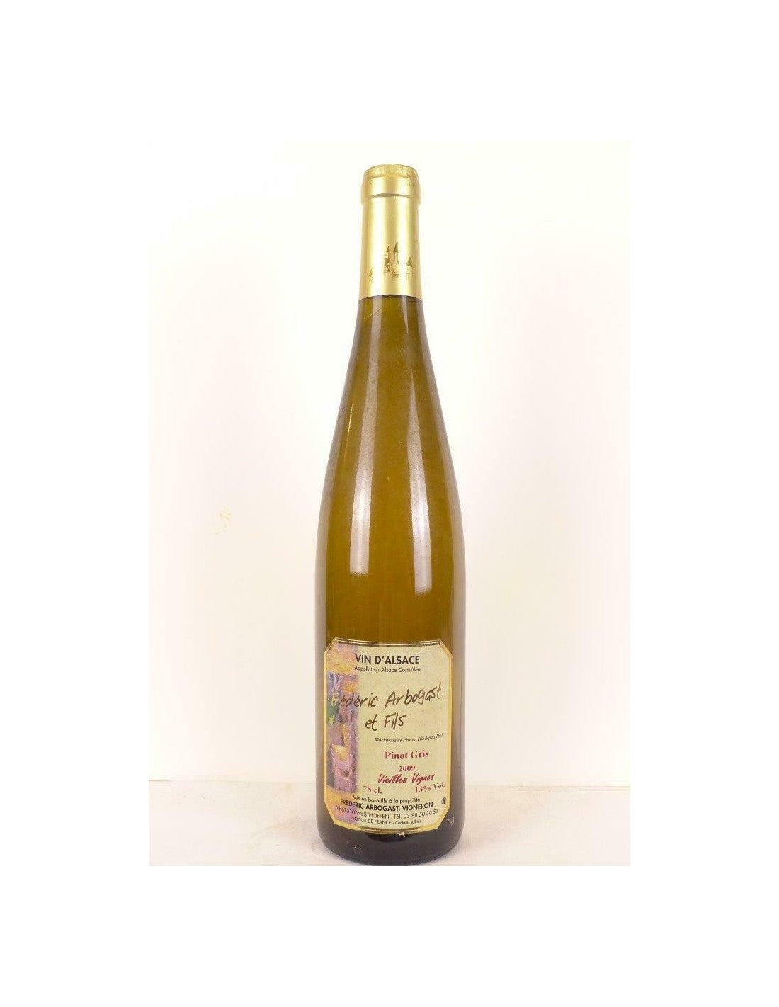 2009 - pinot gris - alexandre arbogast vieilles vignes - blanc - alsace - Just Wines 