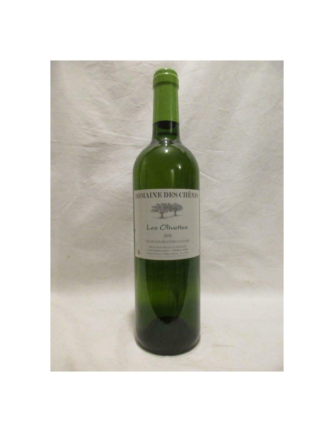 2009 - VDP des côtes catalanes - domaine des chênes les olivettes - blanc - roussillon - Just Wines 