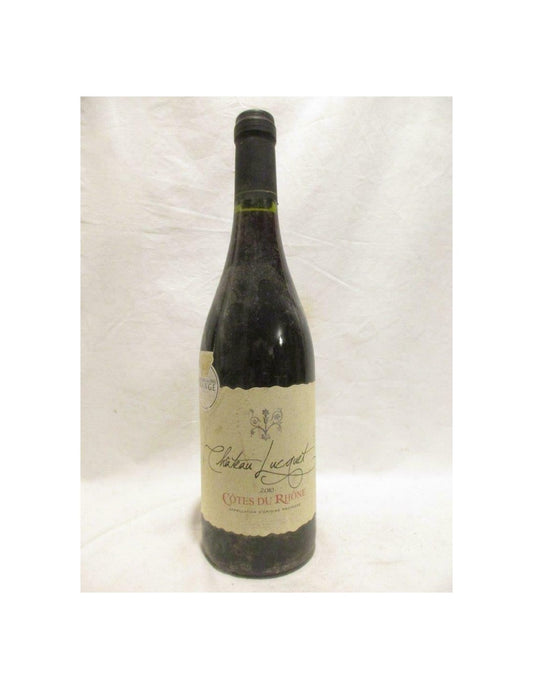 2010 - côtes du rhône - trilles château lucquet - rouge - rhône - Just Wines 