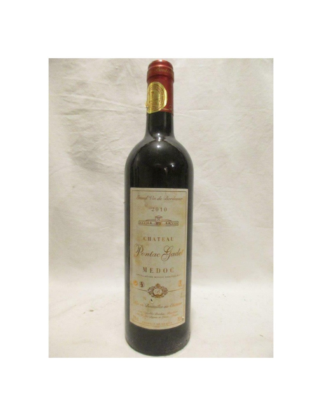 2010 - médoc - château pontac gadet - rouge - bordeaux - Just Wines 