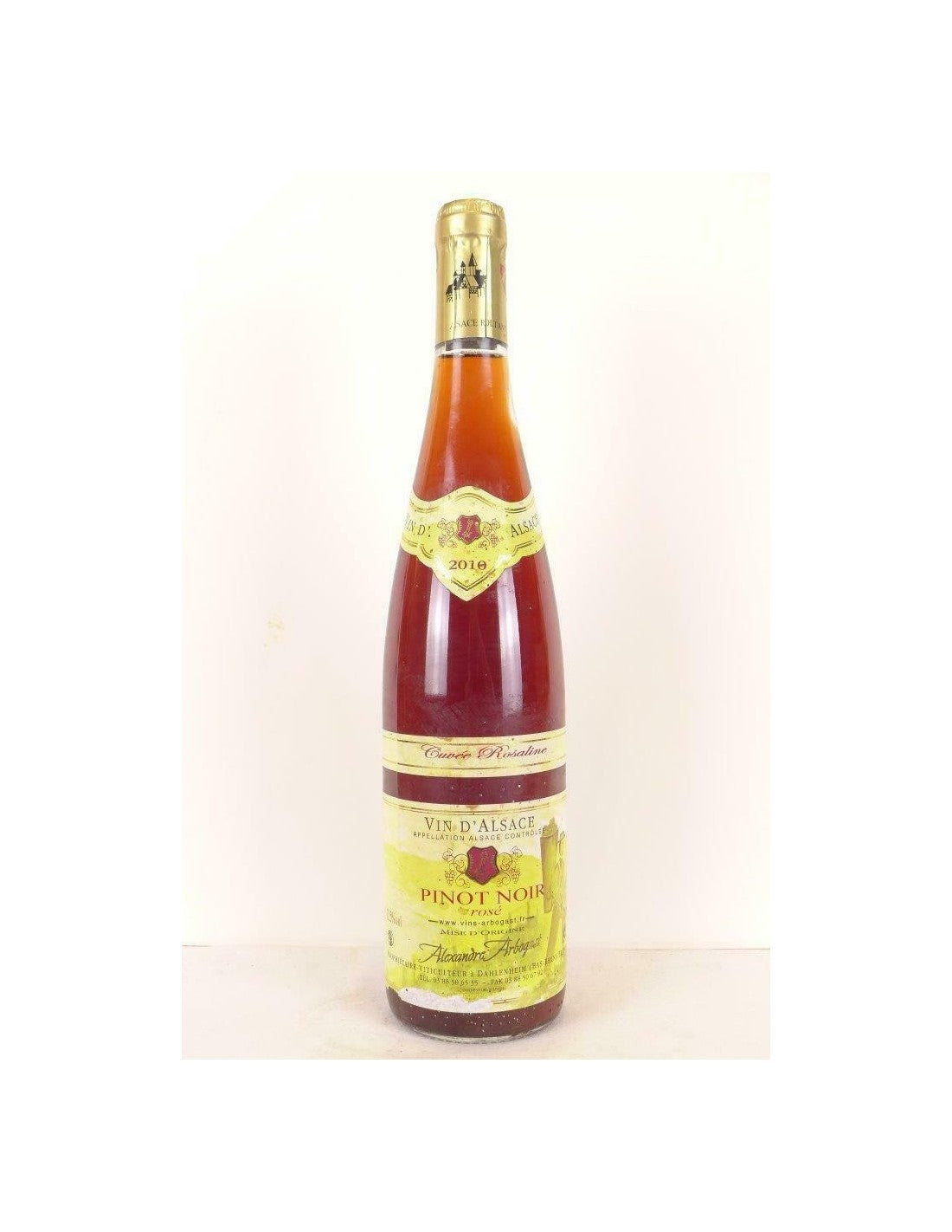 2010 - pinot noir - alexandre arbogast cuvée rosaline (1 bouteille 75 cl) - rosé - alsace - Just Wines 