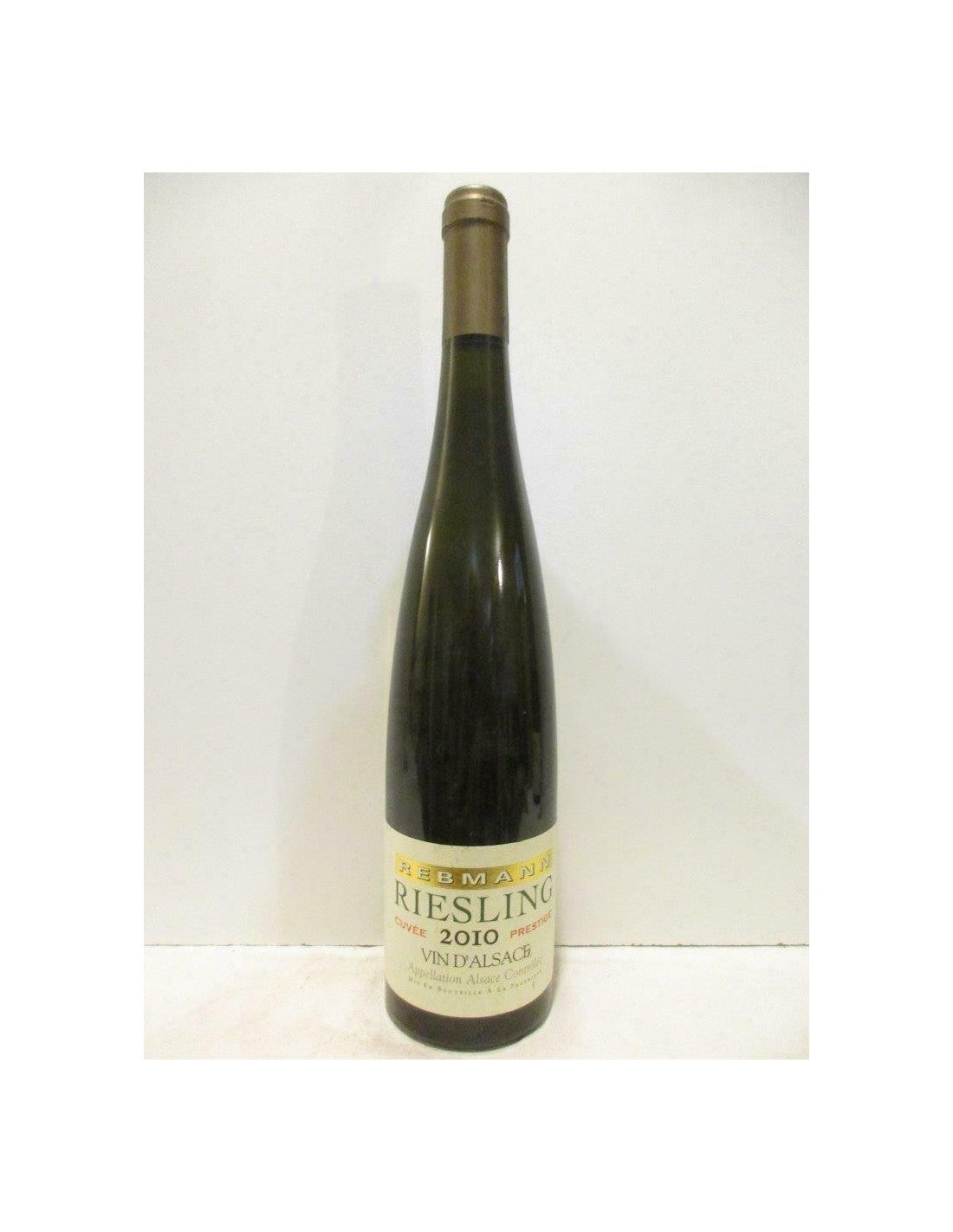 2010 - riesling - rebmann cuvée prestige - blanc - alsace - Just Wines 