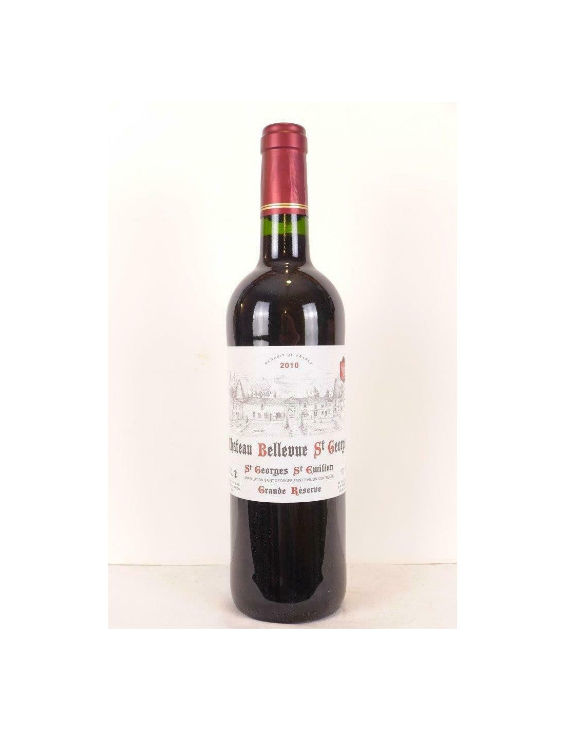 2010 - saint-georges saint-émilion - château bellevue st-georges grande réserve (1 bouteille 75 cl) - rouge - bordeaux - Just Wines 