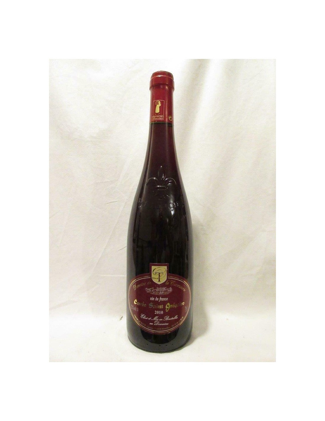 2010 - VDF - domaine de la tucauderie saint-grégoire - rouge - loire - nantais france - Just Wines 