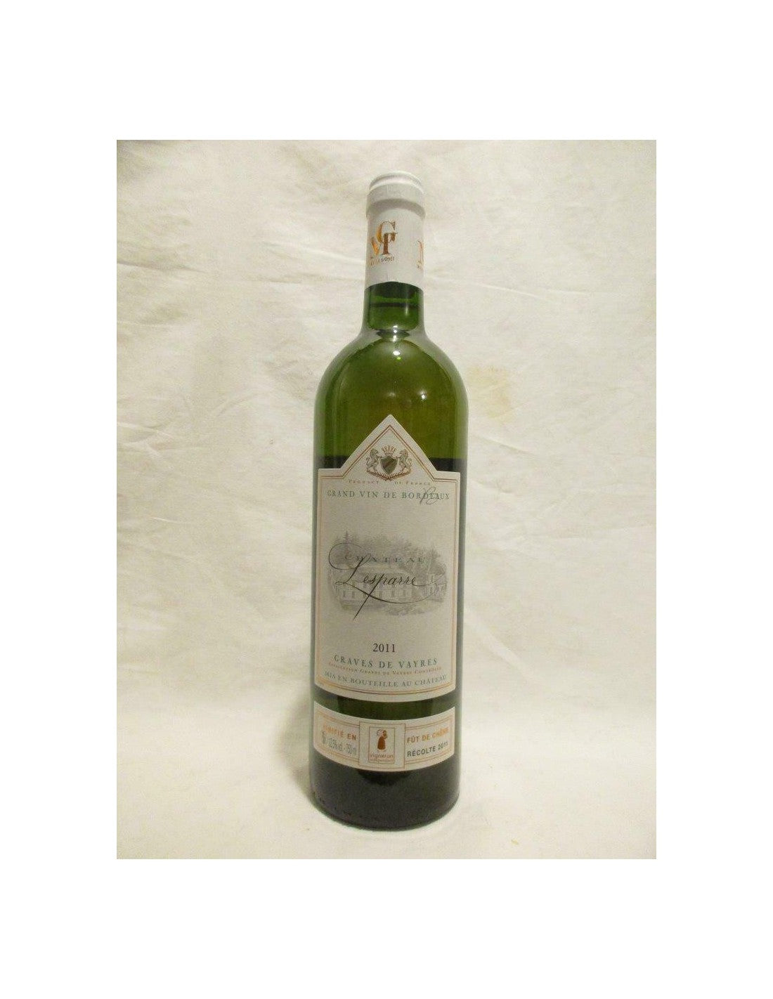 2011 - graves de vayres - château lesparre - blanc - bordeaux - Just Wines 