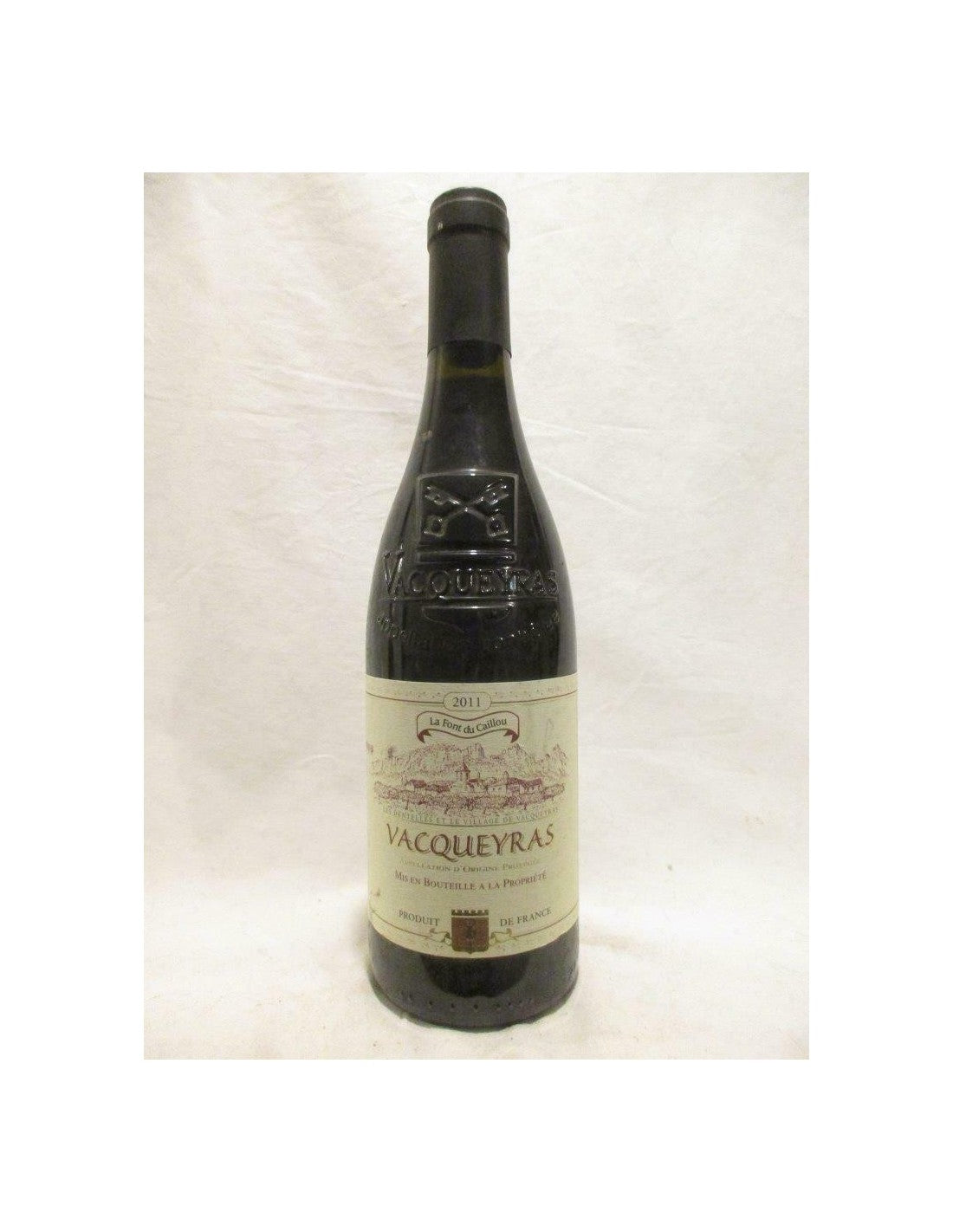 2011 - vacqueyras - la font du caillou - rouge - rhône - Just Wines 