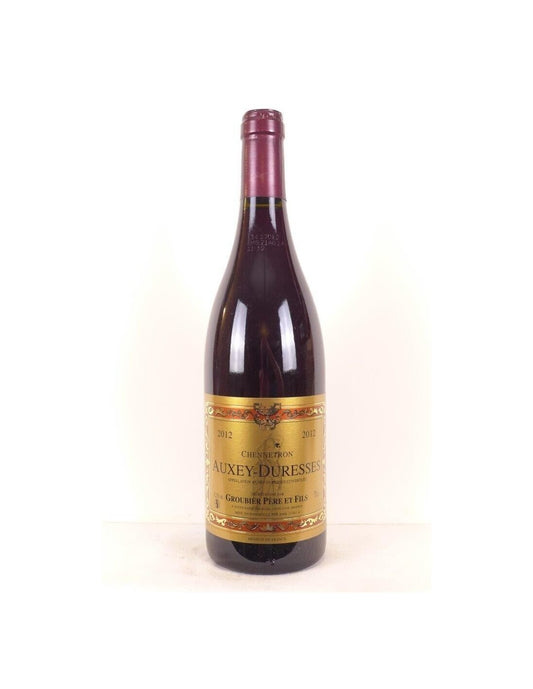 2012 - auxey-duresses - groubier père et fils chennetron - rouge - bourgogne - Just Wines 