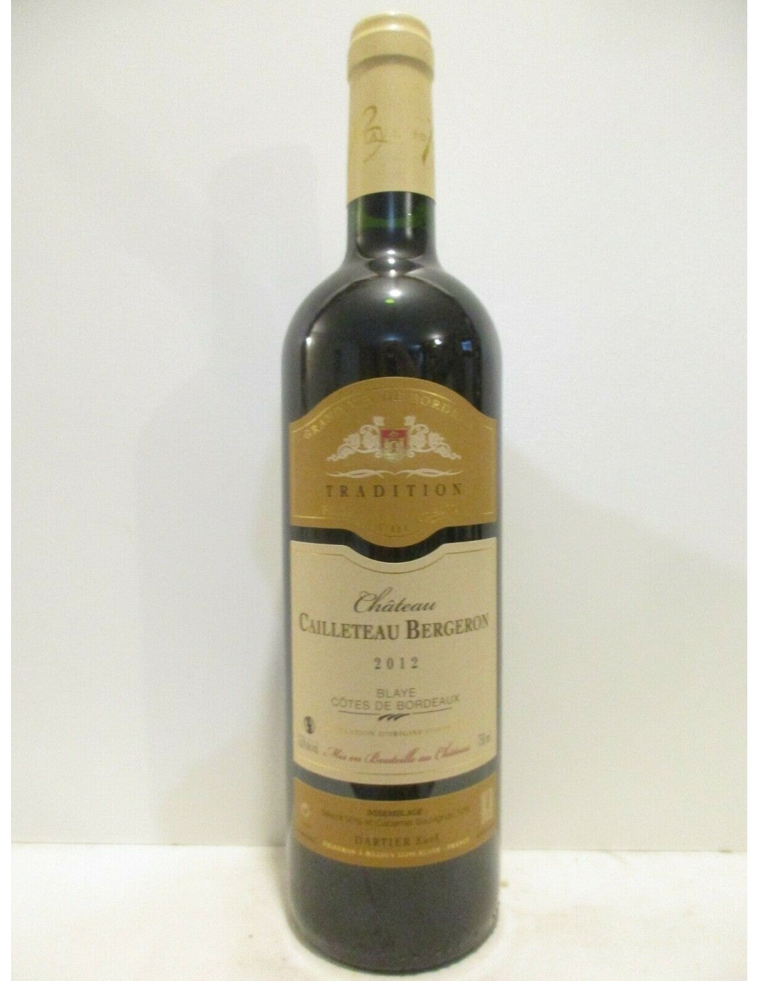 2012 - blaye - château cailleteau-bergeron tradition - rouge - bordeaux - Just Wines 