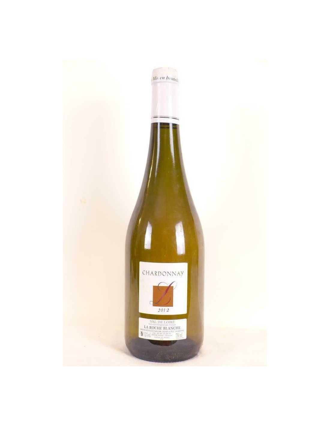 2012 - IGP val de loire - la roche blanche chardonnay - blanc - loire - Just Wines 