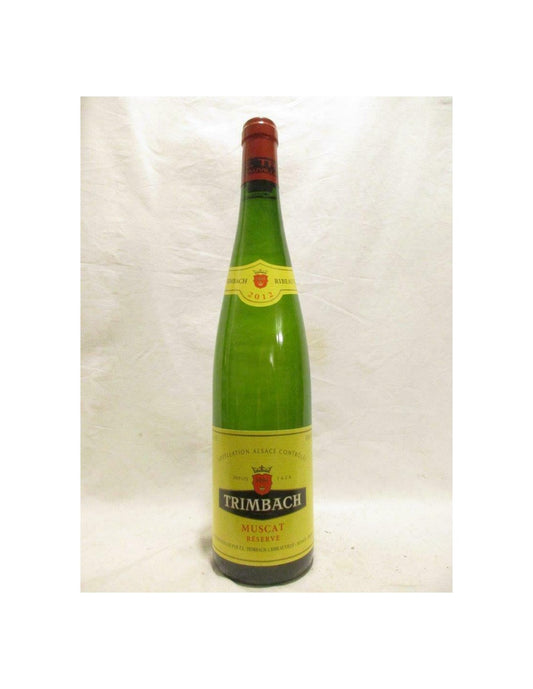 2012 - muscat - trimbach réserve - blanc - alsace - Just Wines 