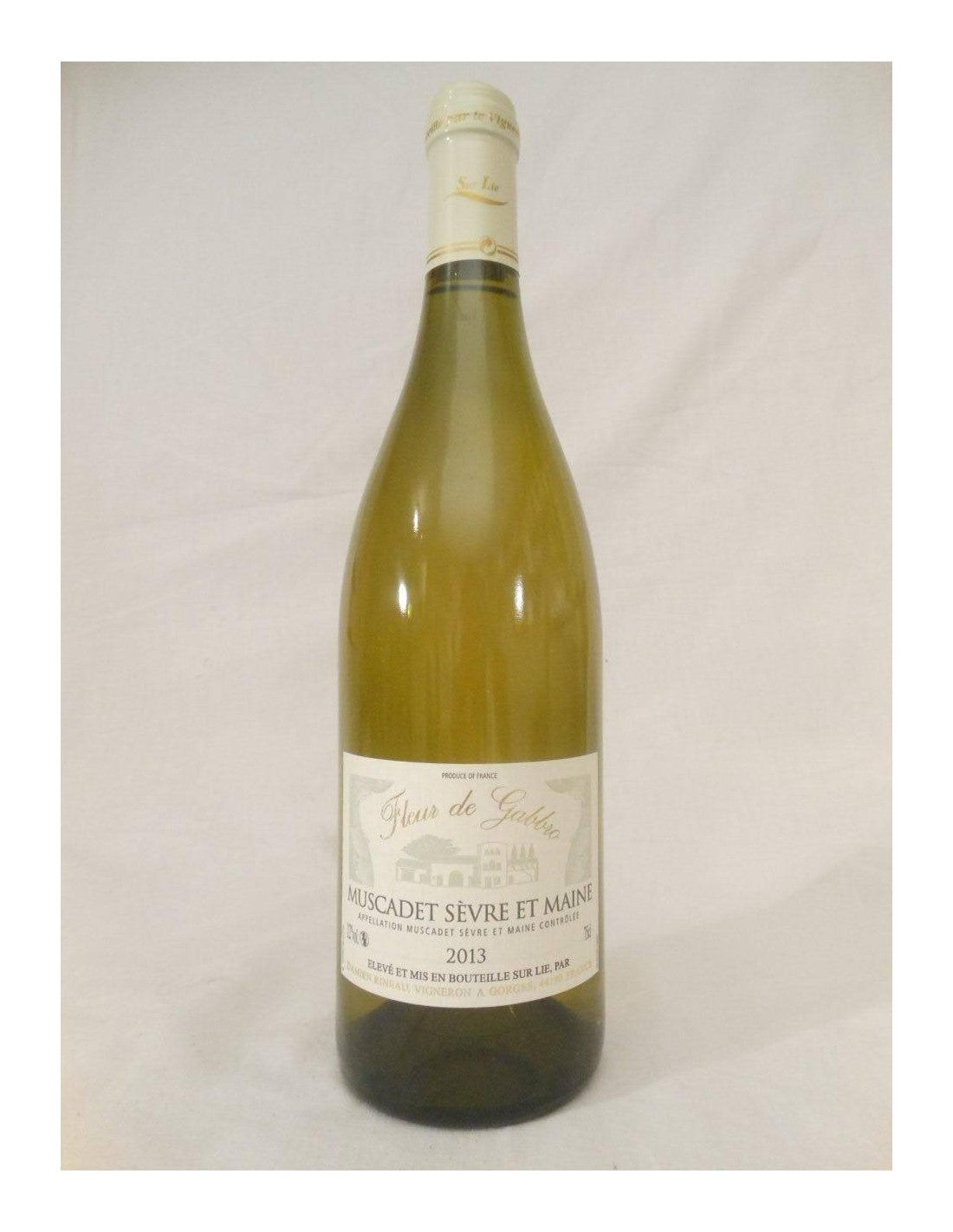 2013 - muscadet - damien rineau fleur de gabbro - blanc - loire - nantais - Just Wines 