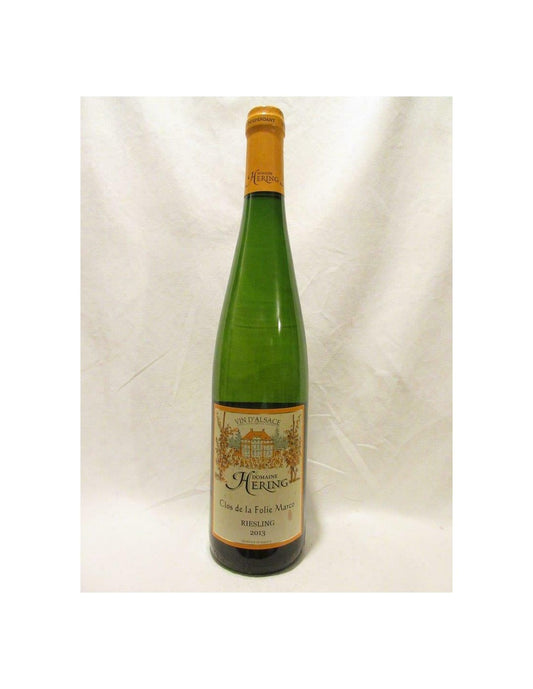 2013 - riesling - domaine hering clos de la folie marco - blanc - alsace france - Just Wines 