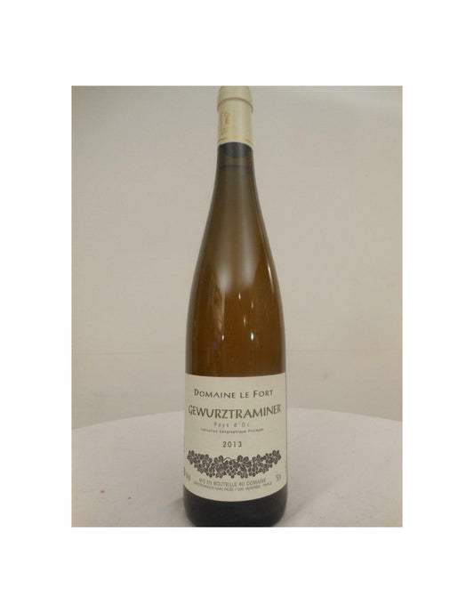 2013 - VDP d'oc - domaine le fort gewurztraminer - blanc - languedoc france - Just Wines 