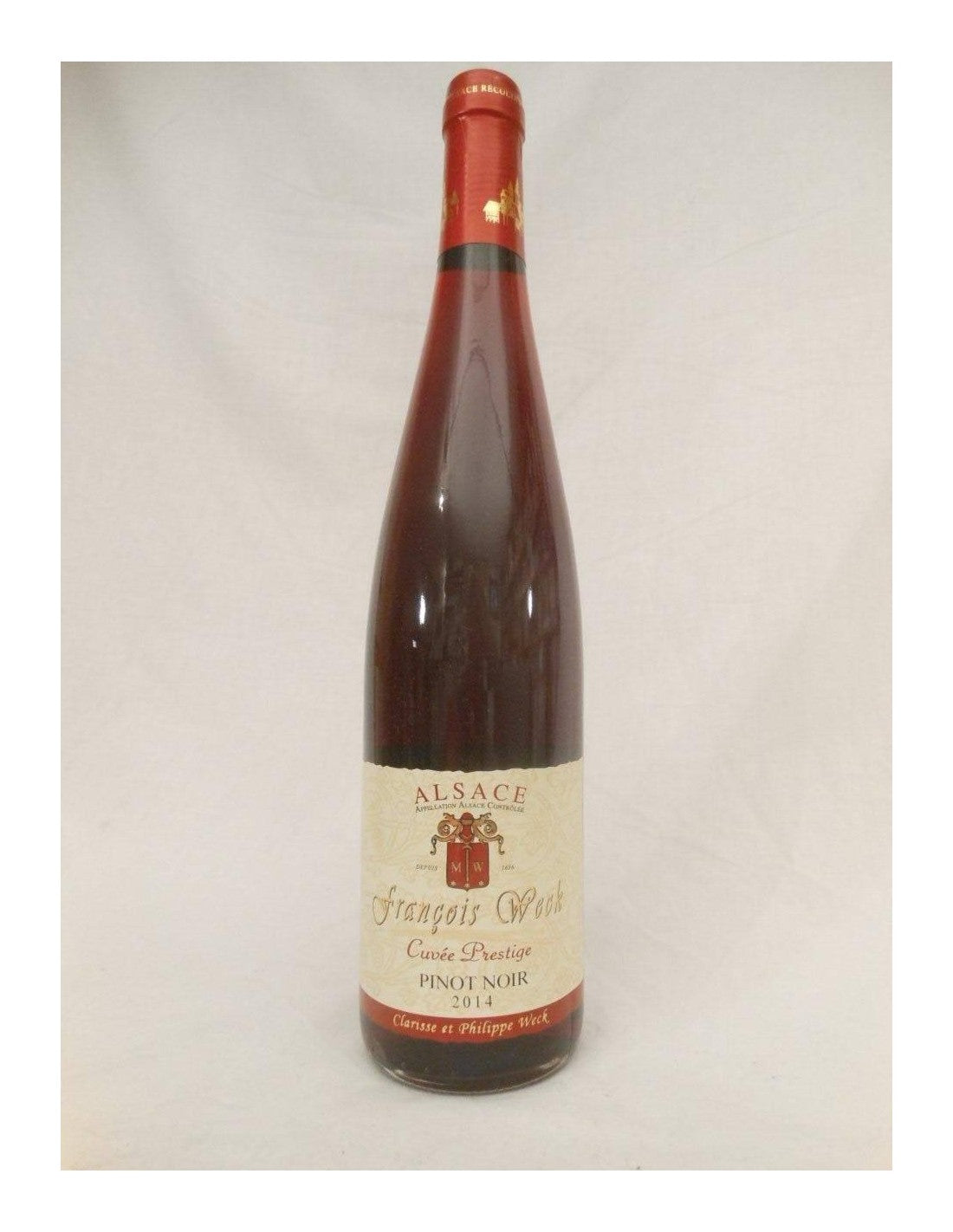 2014 - pinot noir - françois weck - rouge - alsace - Just Wines 