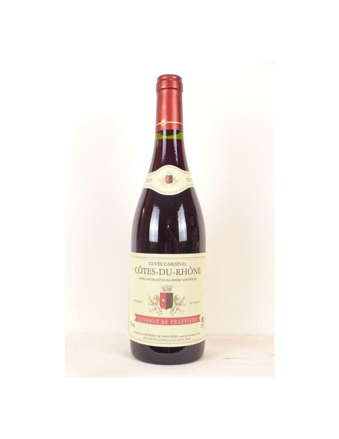 2015 - côtes du rhône - guybout de fraytière cuvée cardinal (une bouteille de vin) - rouge - rhône - Just Wines 