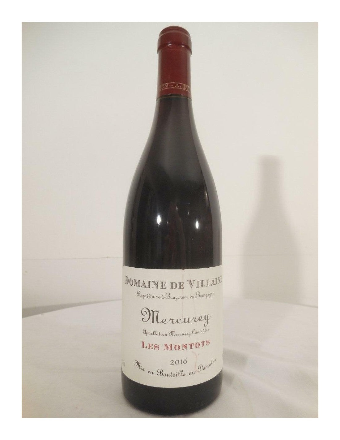 2016 - mercurey - aubert de villaine les montots - rouge - bourgogne france - Just Wines 