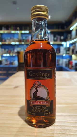Gosling's Black Seal Rum 40% 12x5cl - Just Wines 