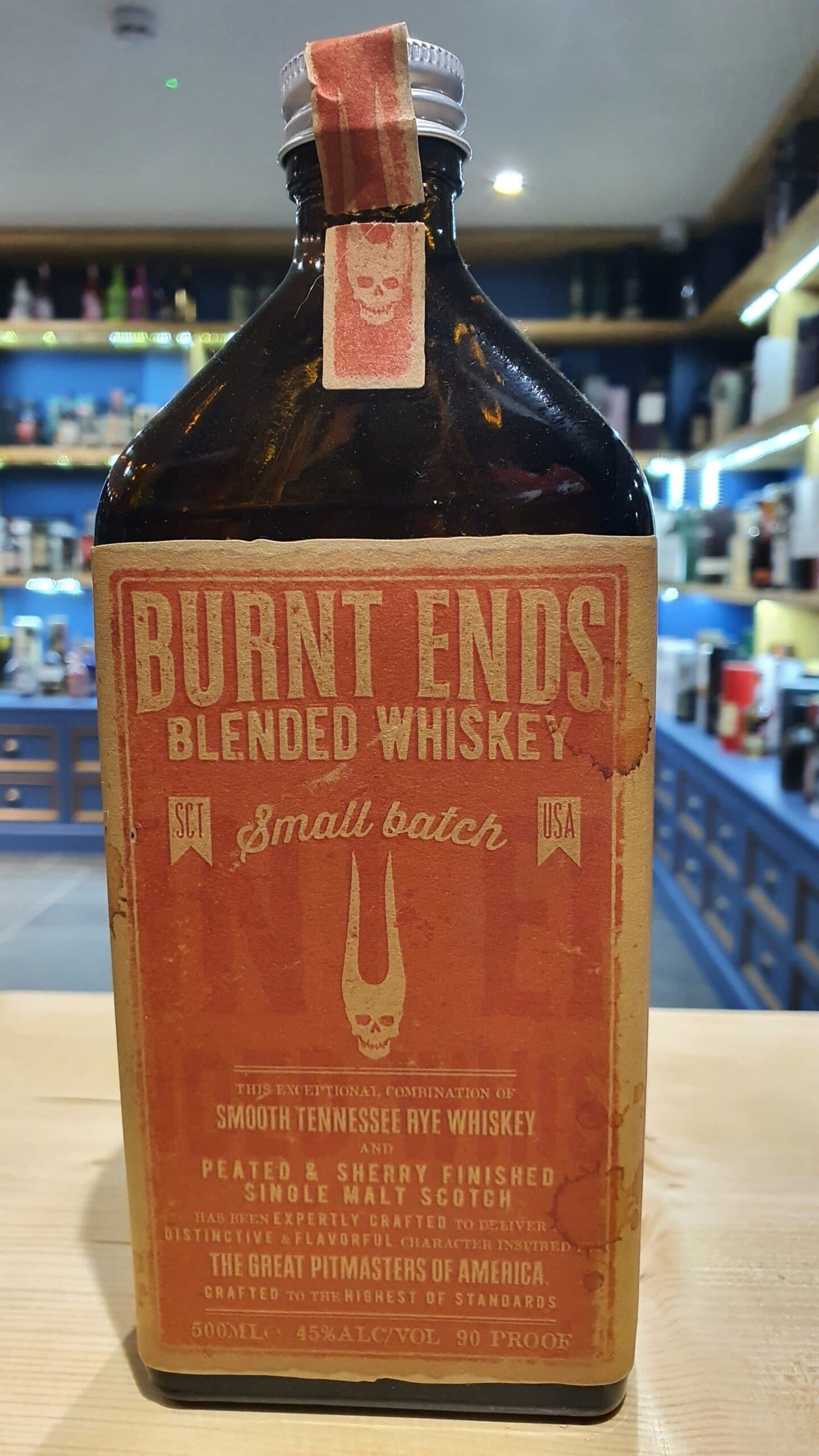 Burnt Ends Blended Whiskey 45% 50cl - Just Wines 