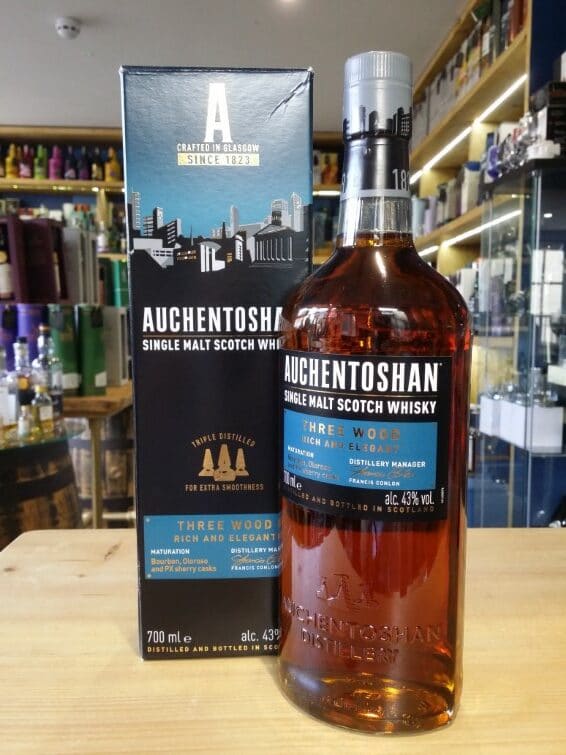 Auchentoshan Three Wood 70cl 43% - Just Wines 