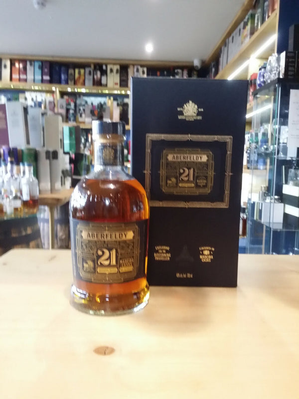 Aberfeldy 21 year old Maderia cask 40% - Travel Retail Edition 6x70cl - Just Wines 
