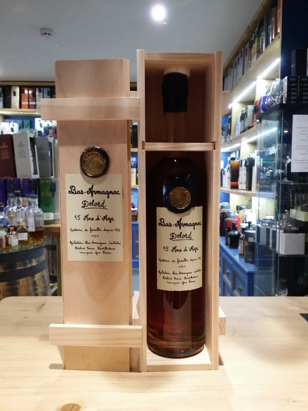 Delord 15 Year Old Bas Armagnac 40% 6x70cl - Just Wines 
