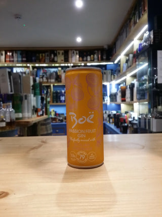 Boe Passion Fruit Gin & Sicilian Lemonade Ready to drink can 5.5% 12x25cl - Just Wines 